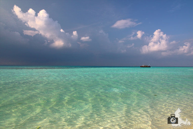 Sandbank auf den Malediven
