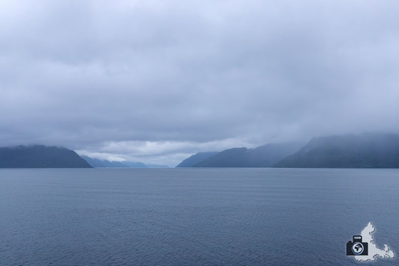 Norwegen im Regen - Fjord