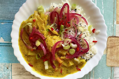 Veganes jamaikanisches Curry Rezept